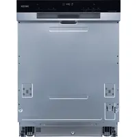 KOENIC KDW 6031 A BI Einbau-Geschirrspüler (teilintegrierbar, 596 mm breit, Schwarz)