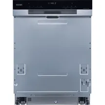 KOENIC KDW 6031 A BI Einbau-Geschirrspüler (teilintegrierbar, 596 mm breit, Schwarz)