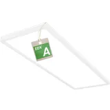 Brilo BRILONER - LED Deckenleuchte Effizienzklasse A, ca. 50.000h Licht, 14W bei 3000lm, LED Panel flach, helle energiesparende Deckenlampe Wohnzimmer, Küchenlampe, Wohnzimmerlampe 58x20x3 cm, Weiß