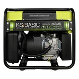 K&S Basic KSB 35i - 4 takt benzin stromgenerator, invertergenerator 7 PS mit Automatischer Spannungsregler, Ölmangelsicherung, Abgasnorm EURO V, 3500W, 2x16A (230V) für den Hausgebrauch