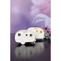 Deko LED Wohnwagen Caso 16cm