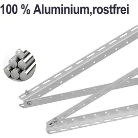 EnjoySolar Aluminium Halterung für Solarpanel bis 680mm 20° - 60° Neigung