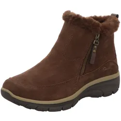 Skechers Damen Schnürstiefel Relaxed Fit Easy Going in braun