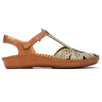 PIKOLINOS für Damen. 655-0841C1 Halboffene Lederschuhe mit Klettverschluß P.