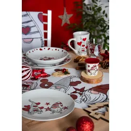 Excelsa Gnome Sweet Home Tellerservice 18-tlg. bunt