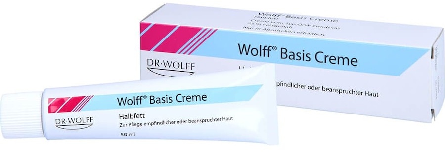 Dr. August Wolff Arzneimittel WOLFF Basiscreme halbfett Bodylotion 05 l