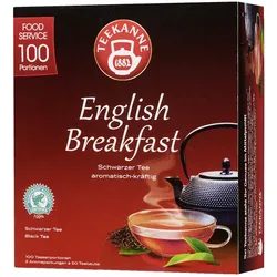 Teekanne Schwarztee English Breakfast 100 Teebeutel (175 g)