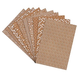 Ursus Kraftkarton "Design Mix", 10 Blatt
