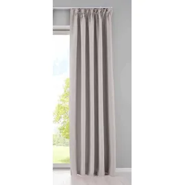 Gardinenbox NewYork verdeckte Schlaufen 295 x 225 cm beige