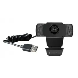 Conceptronic AMDIS 1080P Full HD Webcam Schwarz