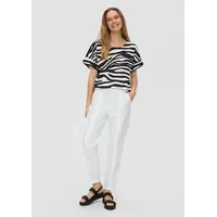 S.Oliver RED LABEL Hose aus Leinenmix mit Ziernähten, Damen,