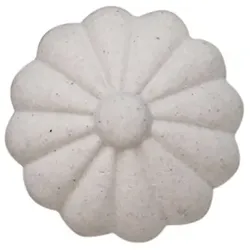 Chic Antique Griff Blume, D3 cm, weiss