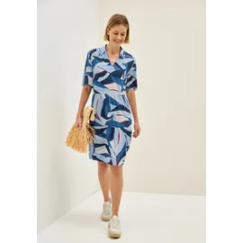 Cecil Sommerkleid Blau grafisch XXL