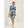 Cecil Sommerkleid Blau grafisch XXL
