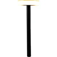GLOBO Wegleuchte Garten außen Außenleuchte Stecklampe Erdspieß Akku, schwarz