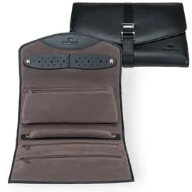 Windrose Schmucktasche Xl nappa/schwarz (Vollrindleder)