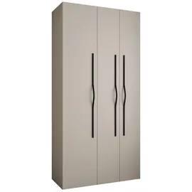 abiks möbel Drehtürenschrank COMO 120 x 245,5 x 40 cm Schwarz
