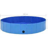 Hundepool Faltbar Doggy Pool Swimmingpool Planschbecken Hundebad Ø80/120/160 cm