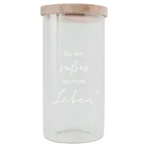 Eulenschnitt Vorratsglas Süßes Leben 19cm