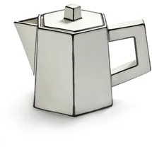 Serax Kaffee-/Teekanne Weiß-Schwarz Carte Blanche