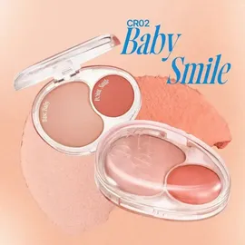 fwee Mellow Dual Blusher CR02 Baby Smile – Zweifarbiger Rouge