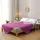 Wometo Sommerbett, lila Textil, 155x220 cm, OEKO-TEX Schlaftextilien, Bettdecken