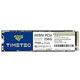 Timetec SSD 256GB NVMe PCIe Gen3x4 8Gb/s M.2 2280 3D NAND TLC 150TBW High Performance SLC Cache Read/Write Speed Up to 1,600/1,000 MB/s Internal Solid State Drive (256GB)