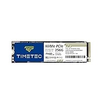 Timetec 256GB SSD NVMe PCIe Gen3x4 8Gb/s M.2 2280 3D NAND TLC 150TBW High Performance SLC Cache Read/Write Speed Up to 1,600/1,000 MB/s Internal Solid State Drive (256GB)
