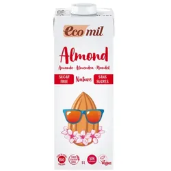 EcoMil Mandeldrink zuckerfrei bio 1L