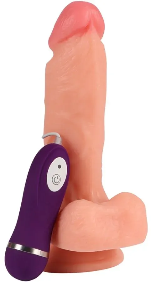 SHEQU - Iron Dragon Vibratordildo mit Fernbedienung, 17,5 cm