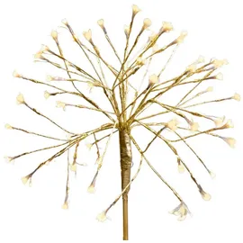 Gartenpirat Lichterbaum Ø 45 cm 600 Mikro-LEDs warmweiß Timer-Funktion mit Erdspieß LED-Dekoration Weihnachtsdeko