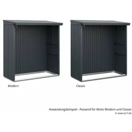 Hörmann Rückwand Berry Kaminholzregal Typ 2,