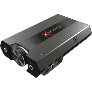 CREATIVE Sound BlasterX G6 (USB-C) Hi-Res 130dB 32bit/192kHz Gaming DAC, External USB Sound Card, Dolby Digital, 7.1 Virtual Surround Sound, Sidetone/Speaker Control for PC and Gaming Consoles
