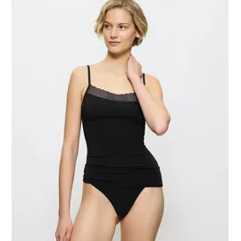 Triumph Feel of Modal Spaghetti Top Schwarz M