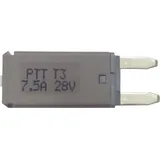 parts PTT Circuit Breaker Mini, type 3. Manual Reset, 7,5A C001-102-0062 Kfz Standard Flachsicherung 7.5 A Braun 1 St.