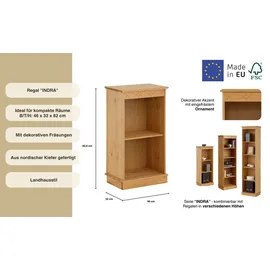 Home Affaire Indra Bücherregal 46 x 32 x 82,6 cm Beige