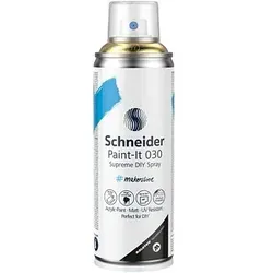 Schneider Paint-It 030 Supreme DIY Acrylspray Sprühfarbe gold metallic