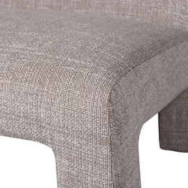 Woood Sessel Lavid Webstoff 74 x 73 x 84 cm Beige gepolstert