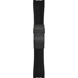 Mido - Kautschuk Kautschukarmband Multifort 22mm M603013762 - schwarz