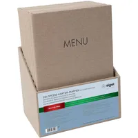 Sigel SM208 Speisekarten-Mappen A4 - Set: 10 Stück mit