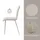 OTTO home 4-Fußstuhl Allyae Strukturstoff creme