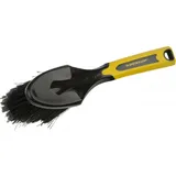 Dunlop Radreinigungsbürste 25 cm, rutschfester Griff, Gelb