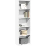 vidaXL Bücherregal 60 x 30 x 189 cm Weiß