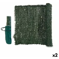 Ibergarden Gartenzaun Rasen 1 x 3 m grün Kunststoff