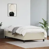 vidaXL Bettgestell 90 x 200 cm Creme