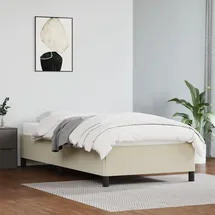 vidaXL Bettgestell 90 x 200 cm Creme