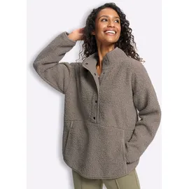 Heine Fleece-Shirt Braun 40