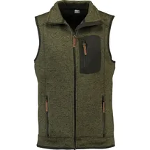 OS-TRACHTEN Strickfleeceweste, oliv, XXL
