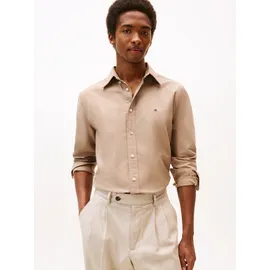 Tommy Hilfiger Langarmhemd SOLID HERITAGE OXFORD Regular Fit braun XXXL