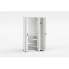 Home Affaire JOLLY Stauraumschrank 107 x 36 x 178 cm Weiß